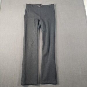 Beta Brand Pants Womens Size Medium Rise Straight Pull On Gray